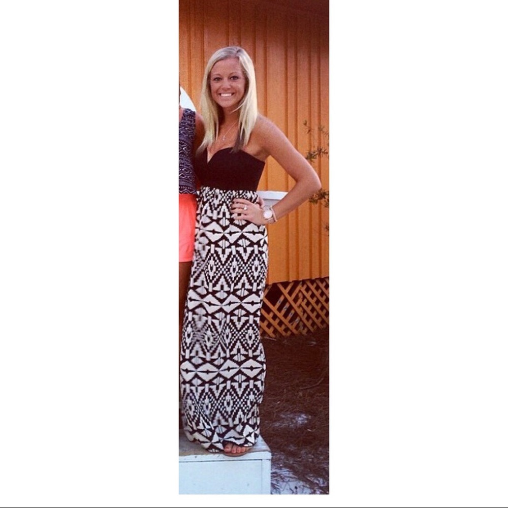 Floor length dress